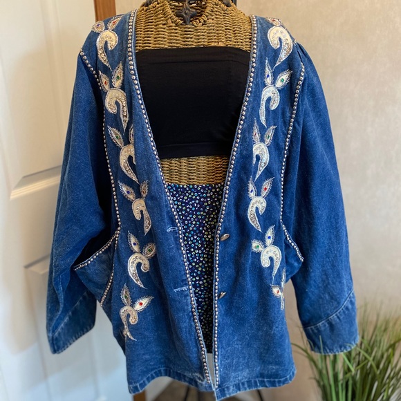 jazzino Jackets & Blazers - Vintage denim oversized blazer